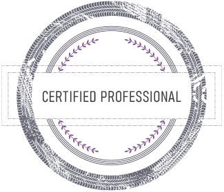 Certified professional badge