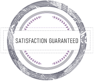 Satisfaction guaranteed badge